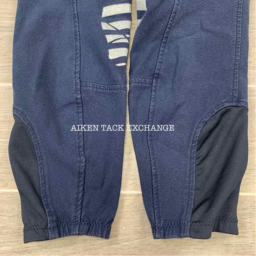 Dublin Silicone Glitter Knee Patch Breeches, Size 8