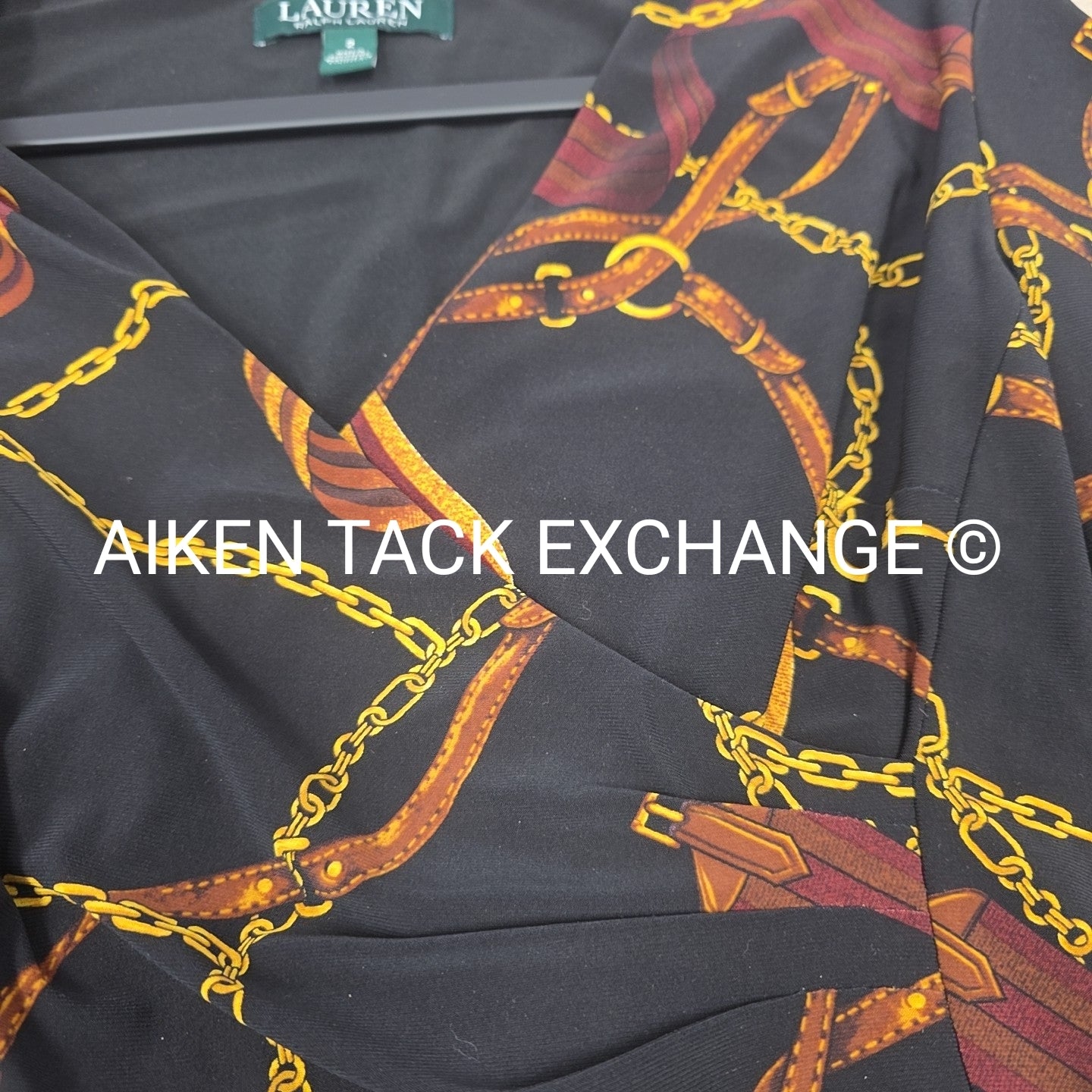 Ralph Lauren Equestrian Print Dress, Size 2