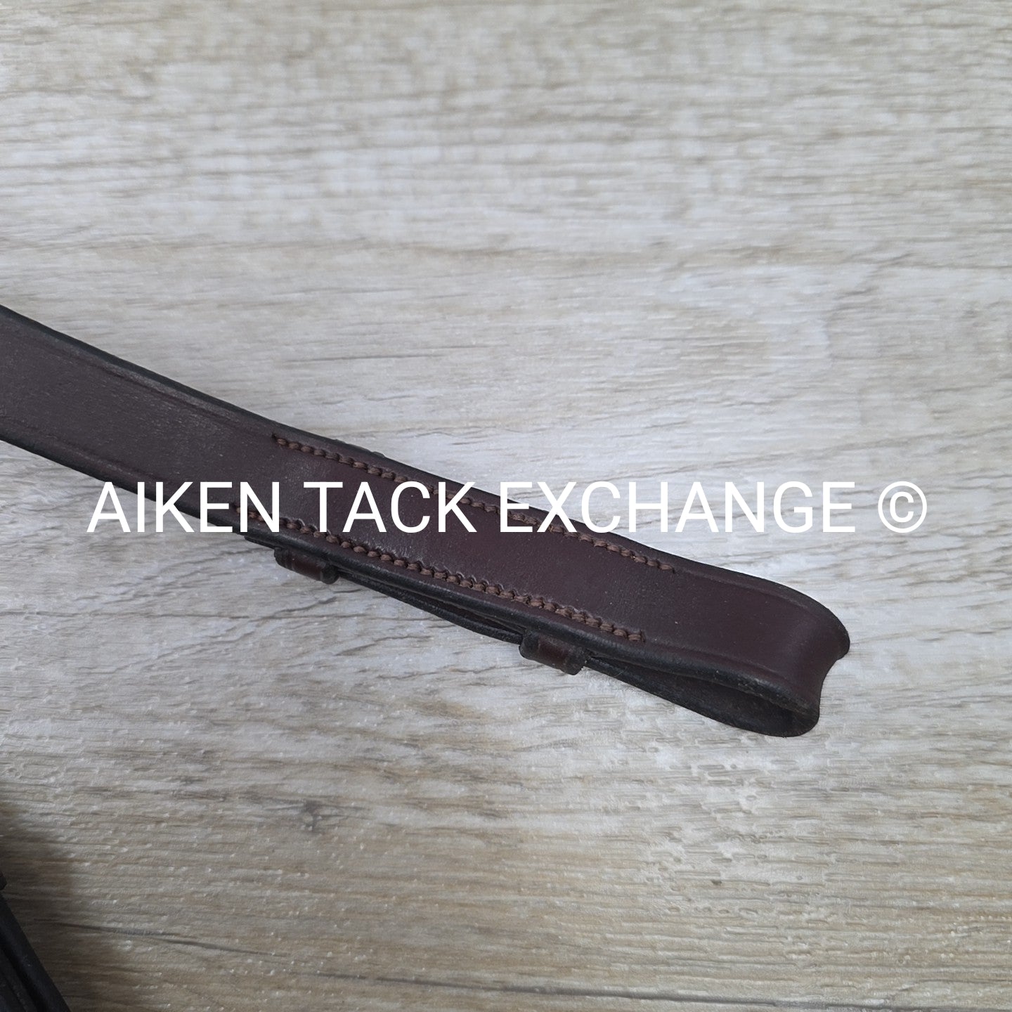 KL Select Flat Laced Reins, Brown, 58"