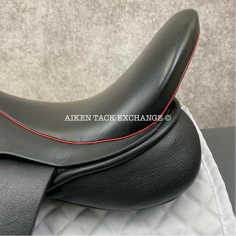 2022 JRD Bella Dressage Saddle, 19" Seat, Short Flap, Wide Tree, Wool Flocked Panels