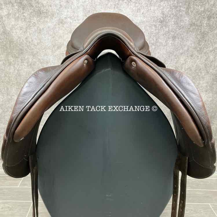 2009 CWD SE04 Monoflap Jump Saddle, 17.5" Seat, 3A Flap, Medium Wide Tree, Foam Panels, Full Buffalo Leather