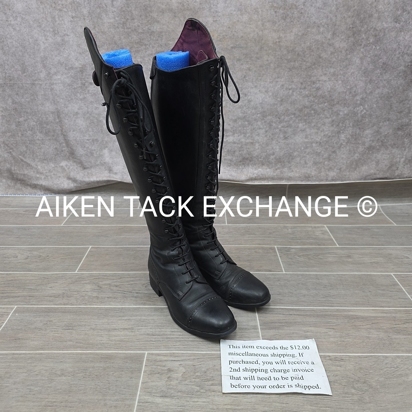 Ariat Capriole Full Front Lace Tall Boots, Size 8.5 Medium Regular