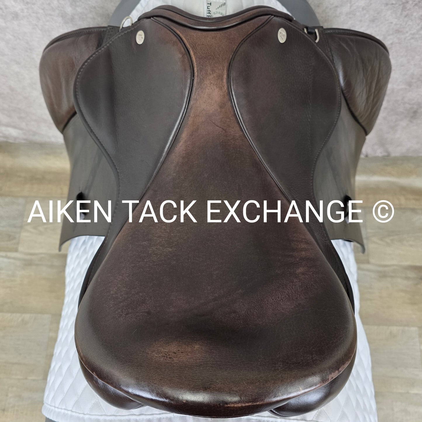 **SOLD** Legacy All Purpose Saddle, 17.5" Seat, Extra Wide Tree, Wool Flocked Panels