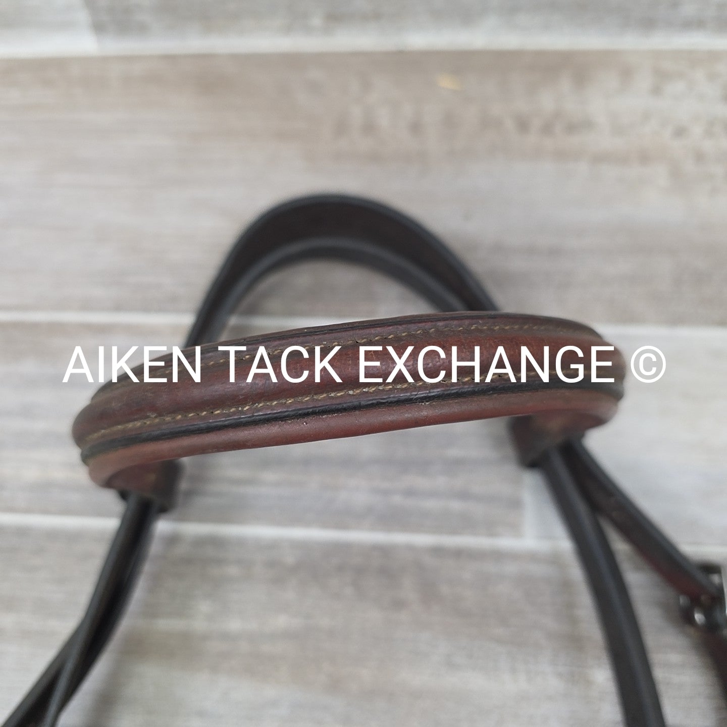 Various Brands Flash Bridle, No Reins, Brown, Size Full