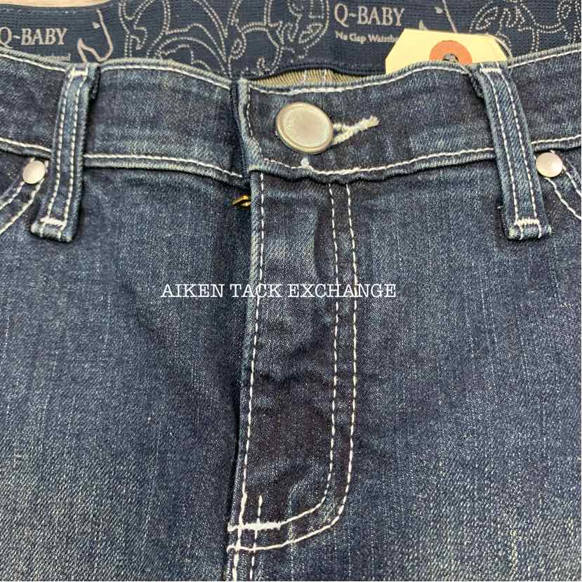 Wrangler Q-Baby Mid-Rise Jeans, Size 7/8