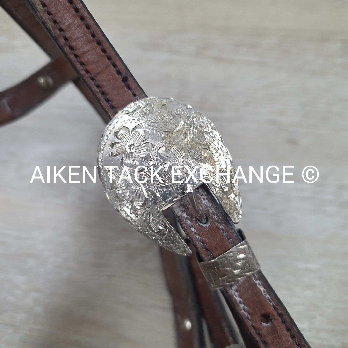 One Ear Headstall, Brown, No Reins