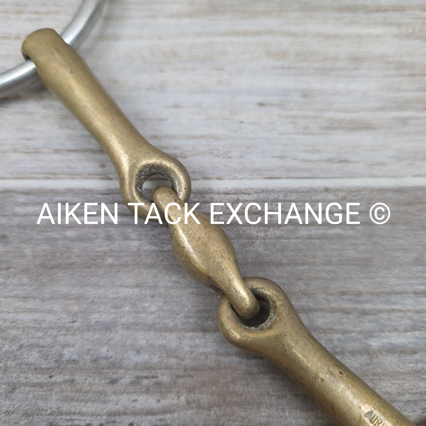 Herm Sprenger KK Ultra Aurigan Double Joint Loose Ring Bit, Size 5.5"