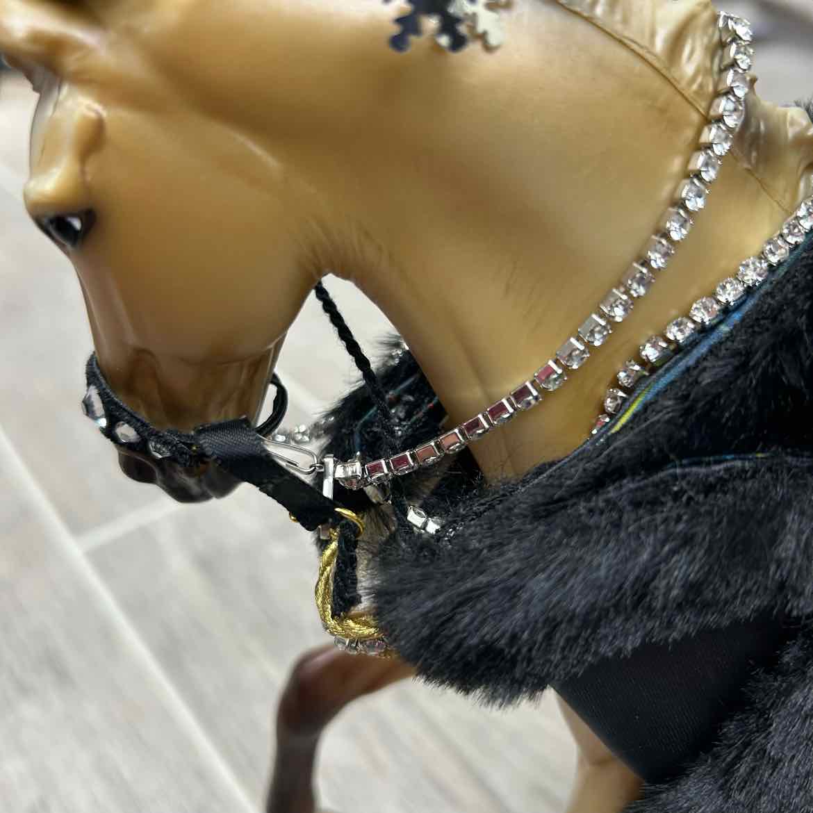 Breyer Brown Prancing Stallion with Holiday Blanket