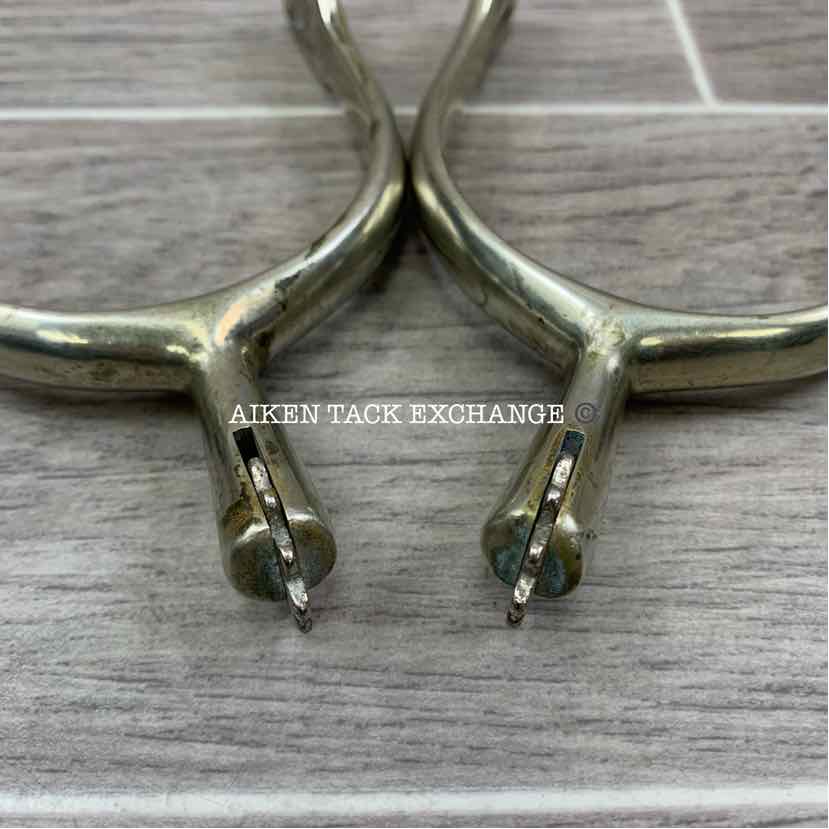 Herm Sprenger German Silver Rowel Spurs