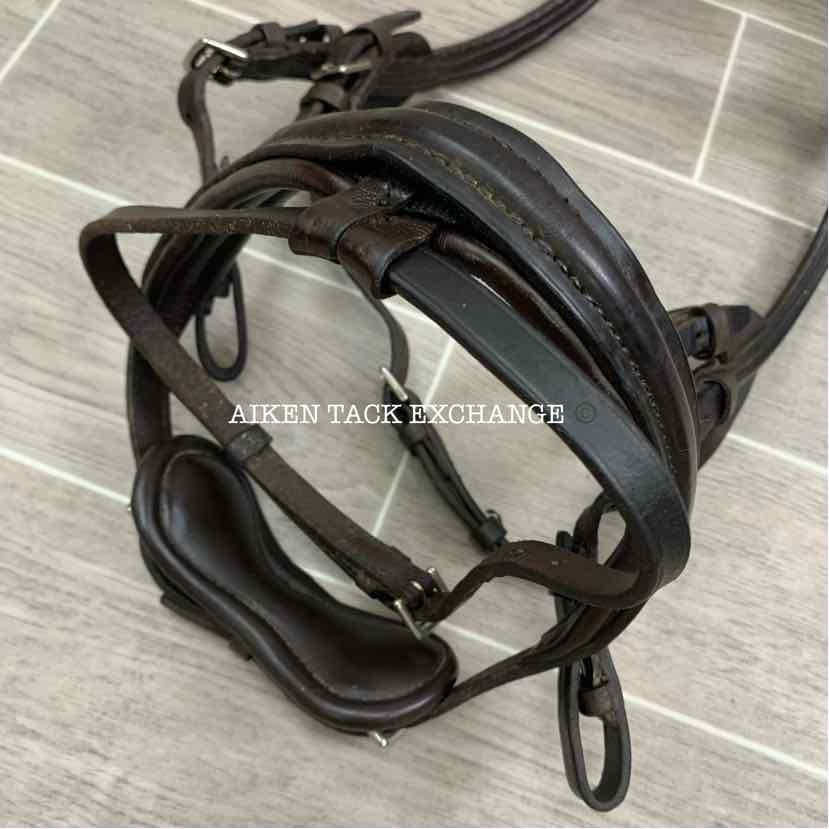Stubben Freedom Bridle with Matching Rubber Reins, Size Cob