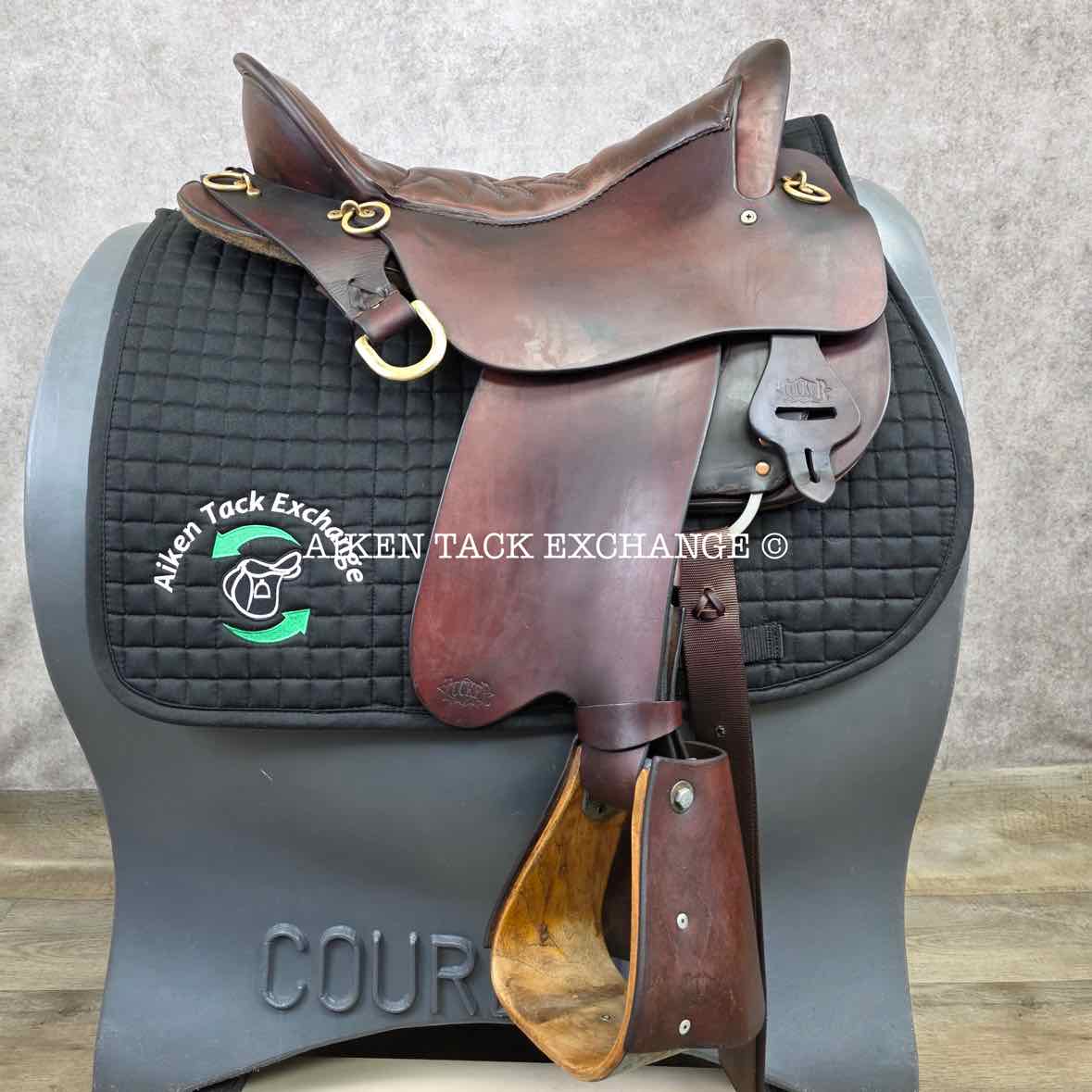 2006 Tucker 159 Endurance Trail Saddle, 16.5" Seat, Medium Tree - Semi QH Bars