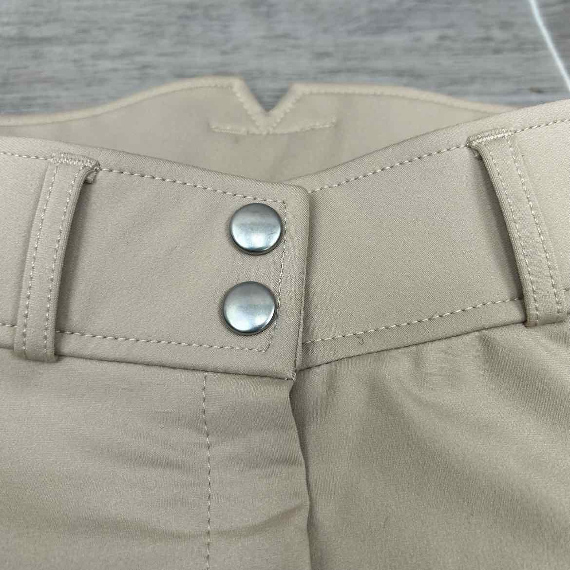 Sync Equestrian Winter Bliss Fleece Lined Full Seat Breeches, Size 30 R