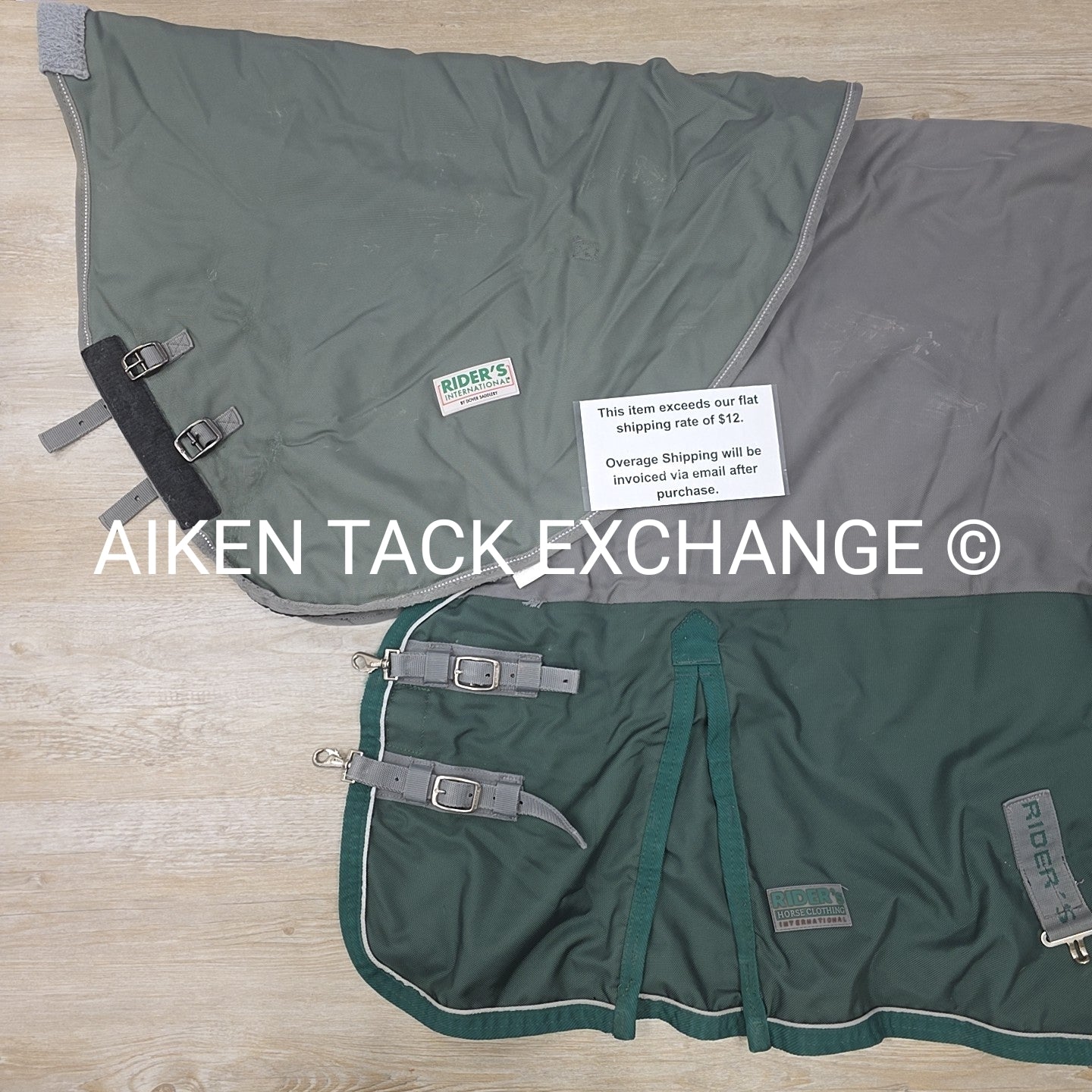 Dover Saddlery Riders International Medium Weight Turnout Blanket with Neck, 78"