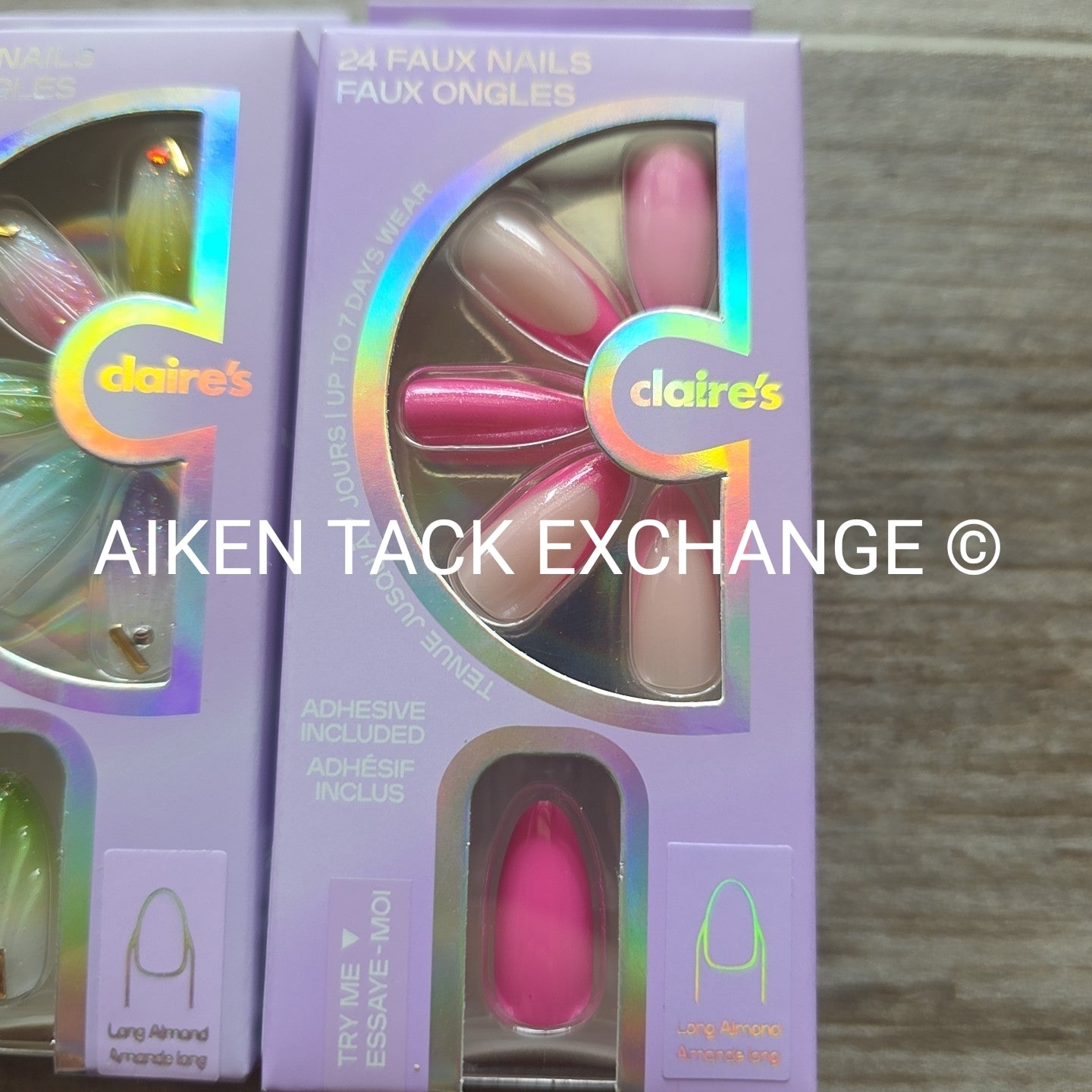 Claire's Press-On Nails (2 Sets) - 24 Count Each (48 Total)
