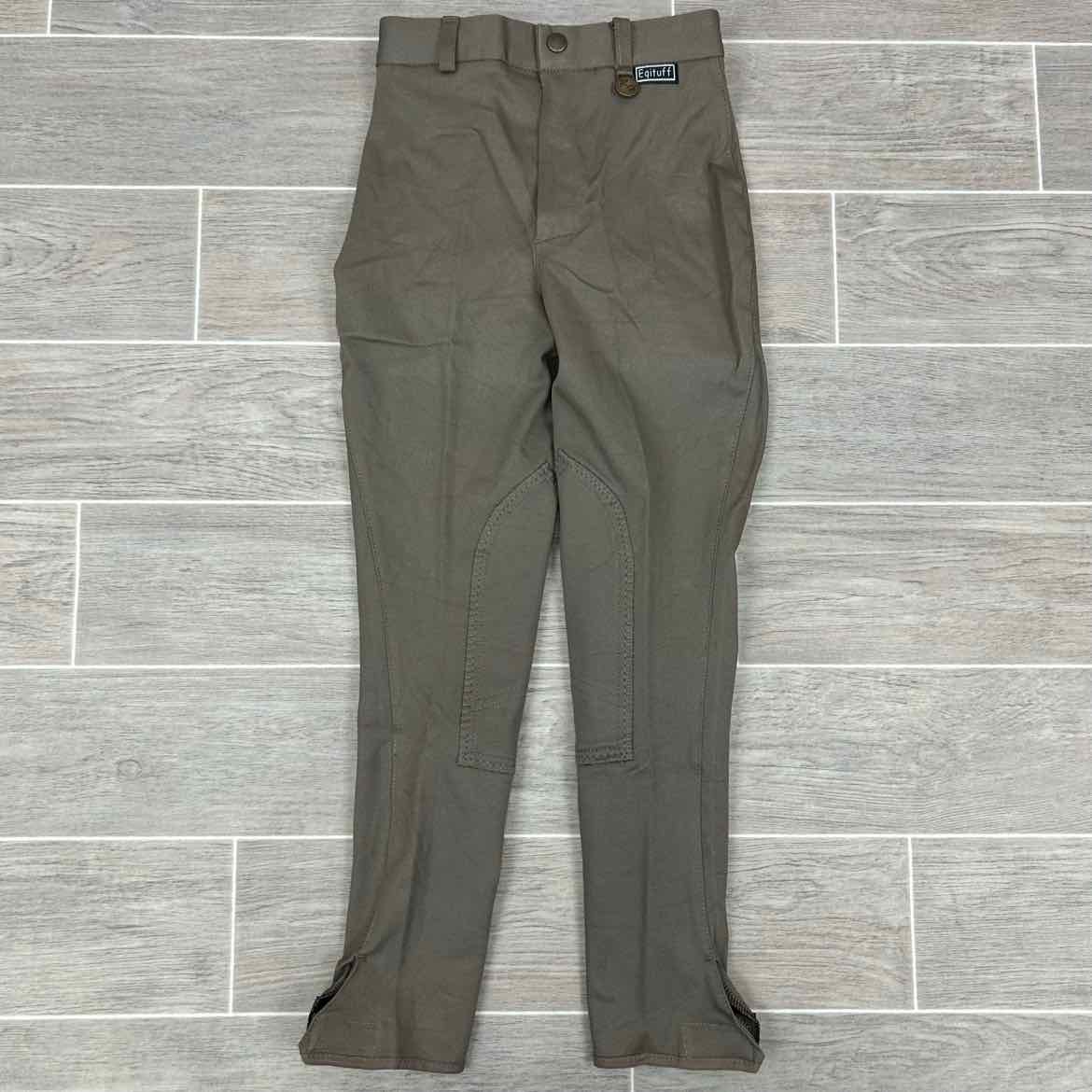 Eqituff Children's Knee Patch Breeches, Brown, Size 10, Brand New