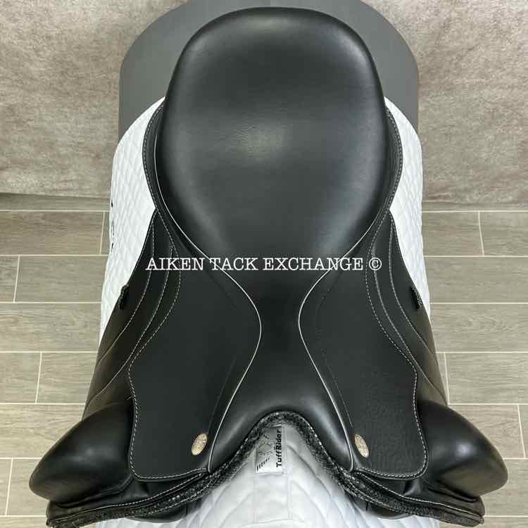 2023 Fairfax Stella Monoflap Dressage Saddle, 17.5" Seat, Adjustable Tree - Changeable Gullet, Wool Flocked Panels