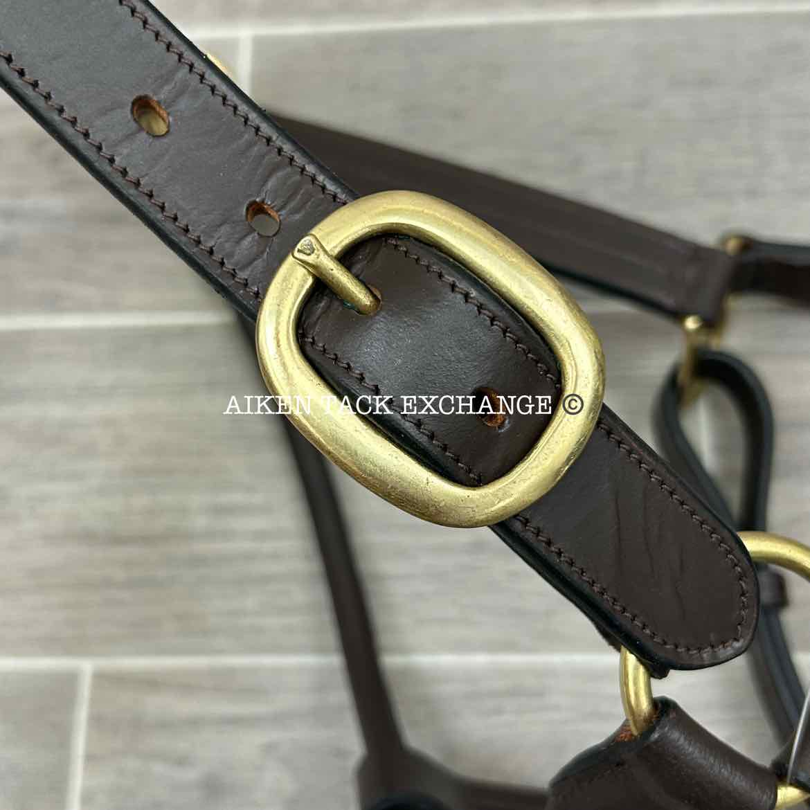 Premier Dorchester Padded Fancy Stitched Leather Halter, Size Full