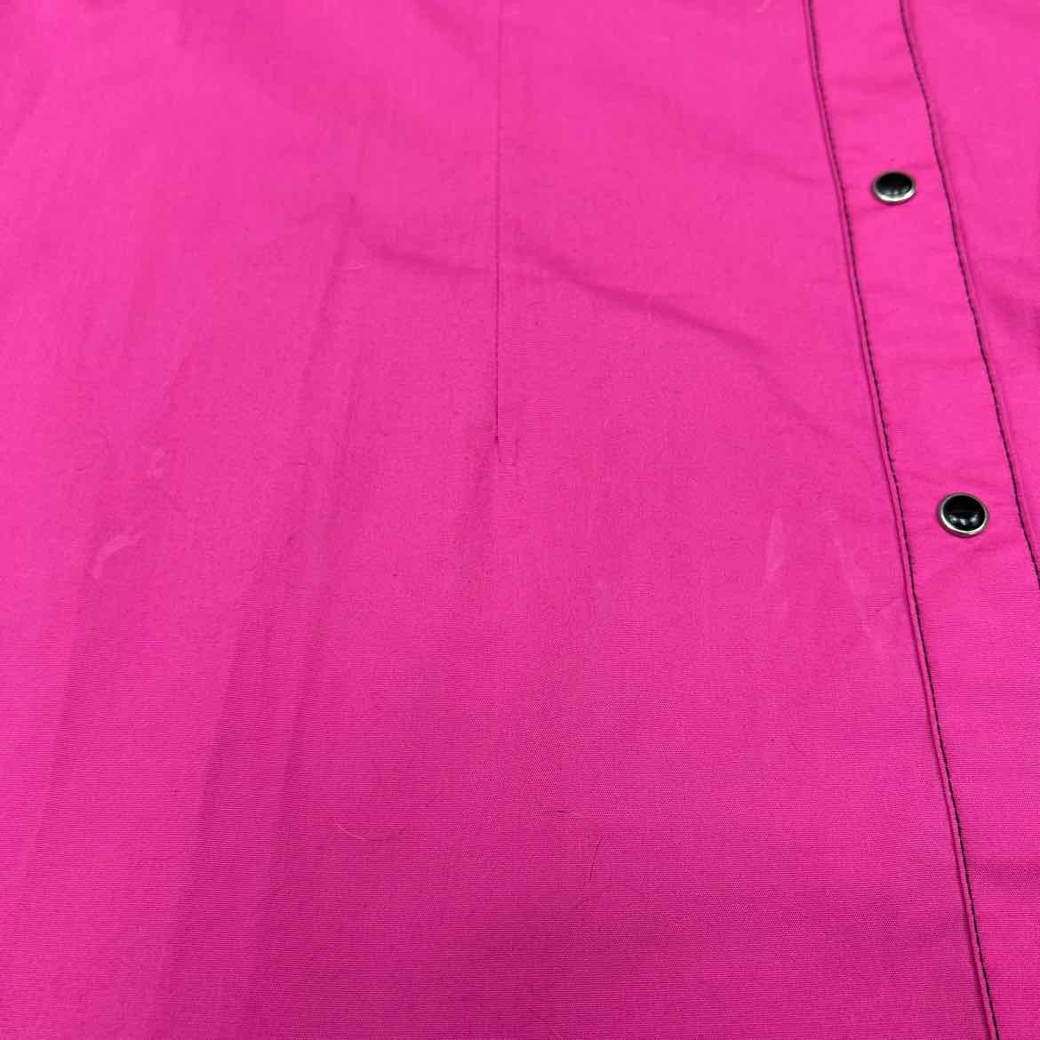 Wrangler Long Sleeve Snap Top, Size Large