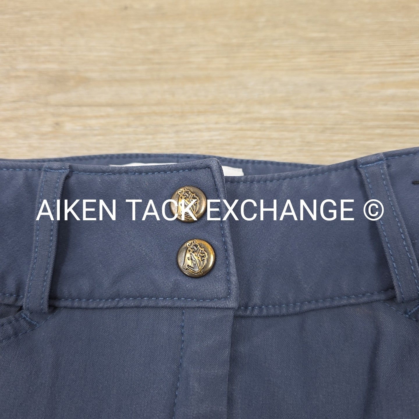 Tailored Sportsman Trophy Hunter Knee Patch Breeches, Sock Bottom, Size 24 R
