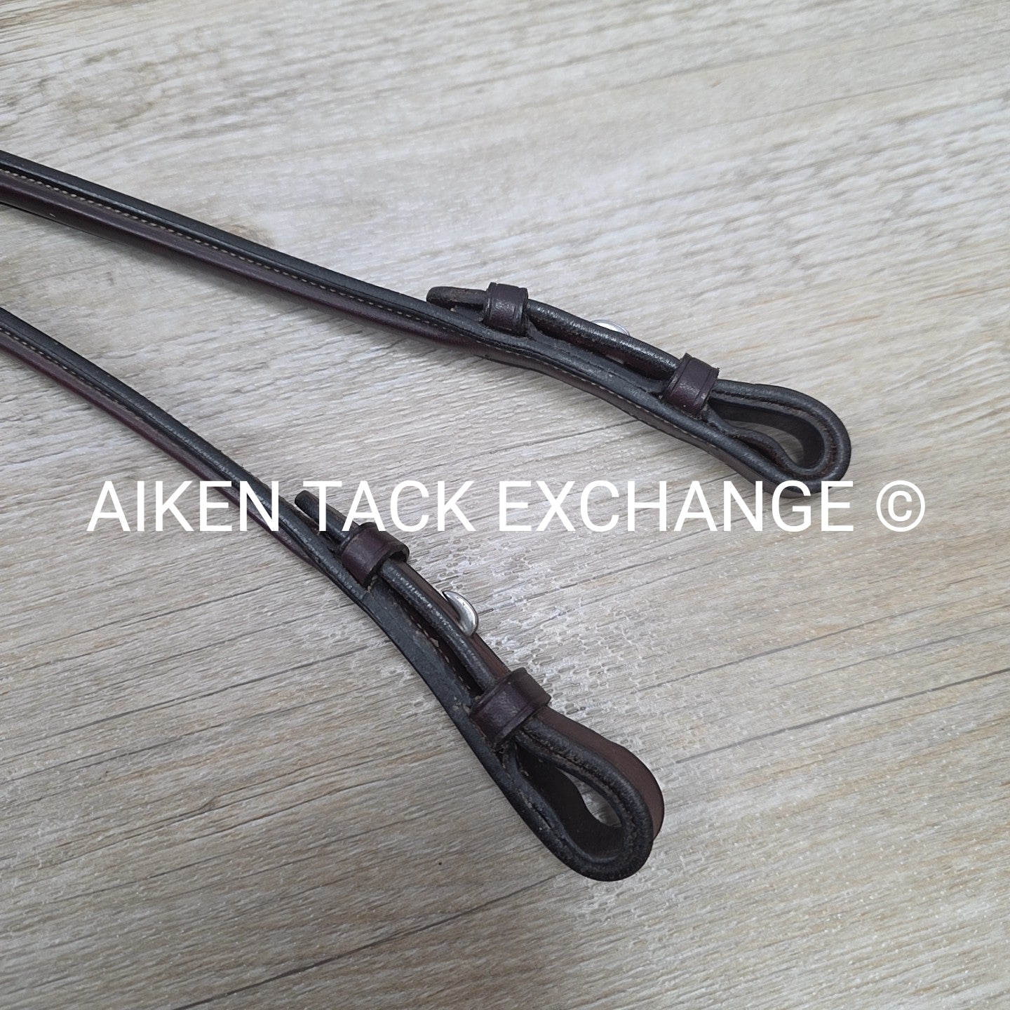 Harmohn Kraft Americana Fancy Stitched Laced Reins, Brown, 56"