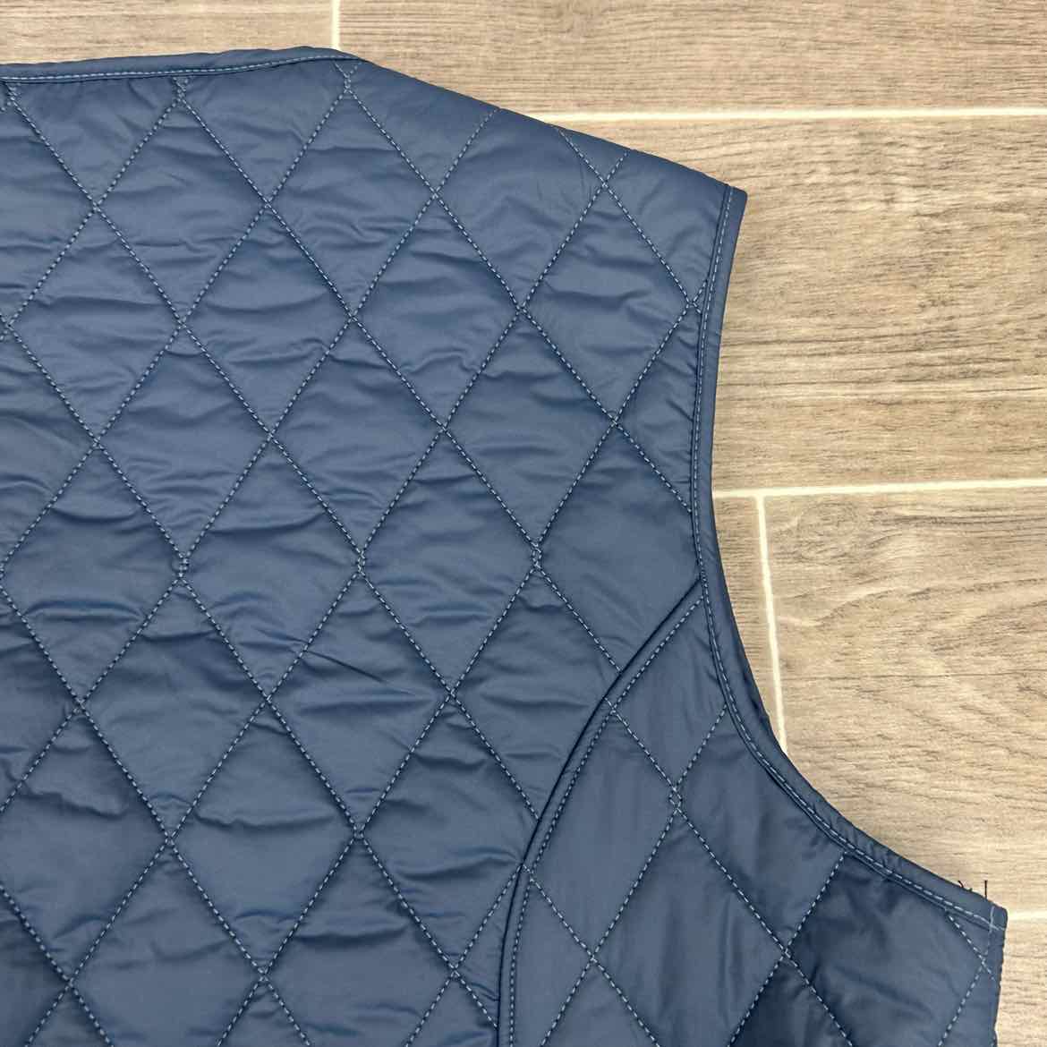 Arista Quilted Vest, Bluestone, Size Large