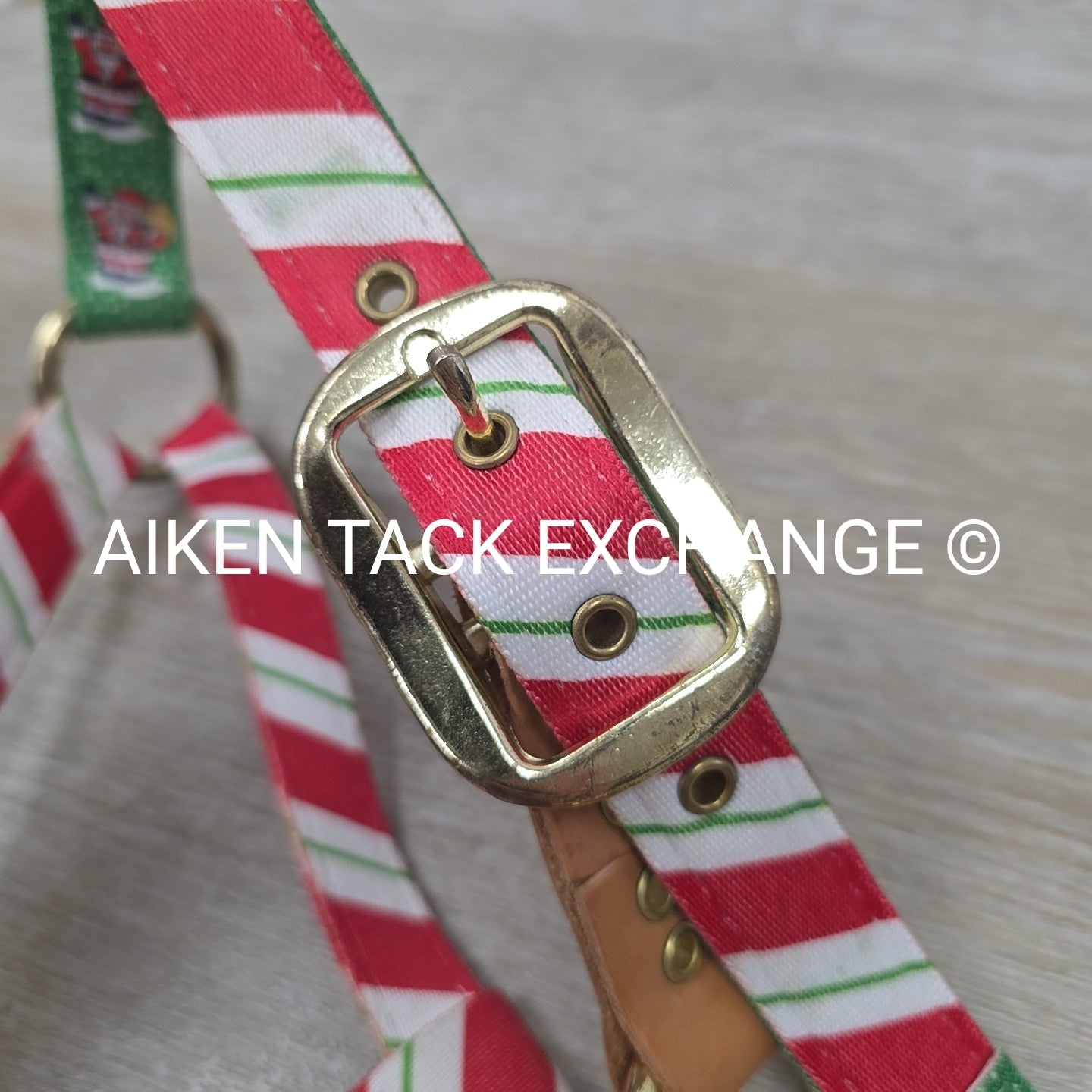 Red Haute Horse Breakaway Christmas Halter, Size Pony