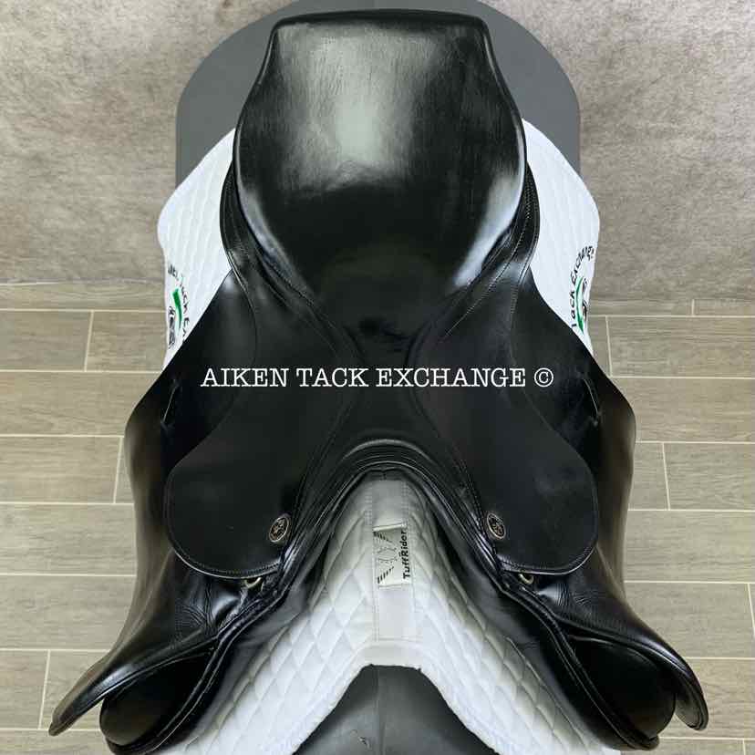 **SOLD** 2003 Kieffer Norbert Koof FL All Purpose Jump Saddle, 17" Seat, Medium Wide Tree, Wool Flocked Panels