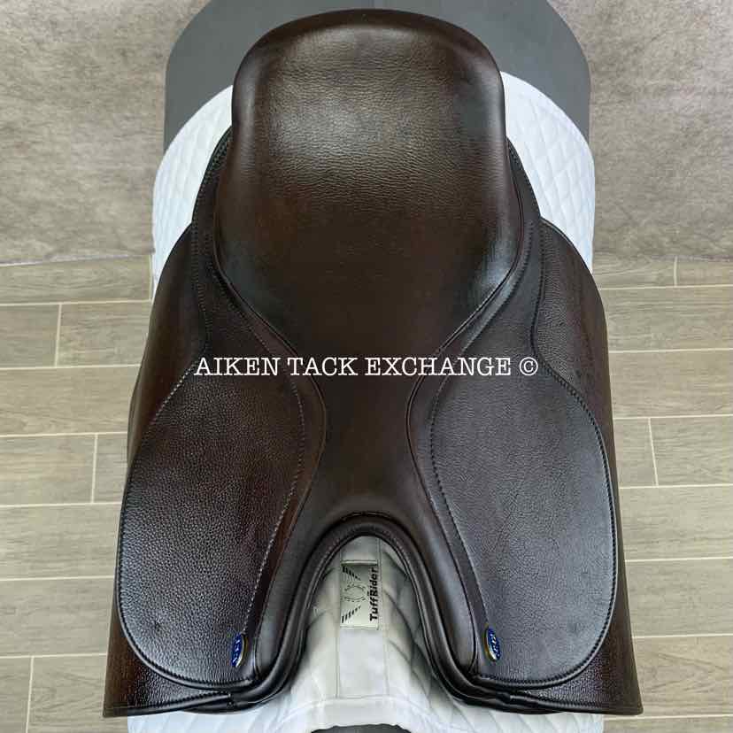 2017 Shively MMX Cut-Back Saddle Seat Show Saddle, 20" Seat, Adjustable Stirrup Bars