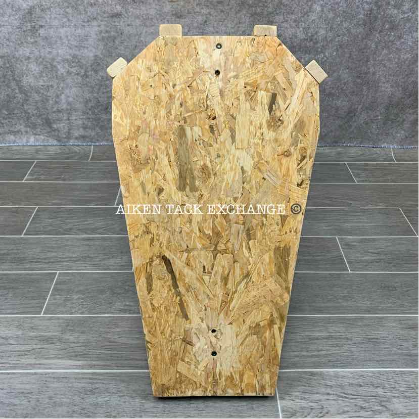 Wooden Wall-Mount Western Saddle Rack