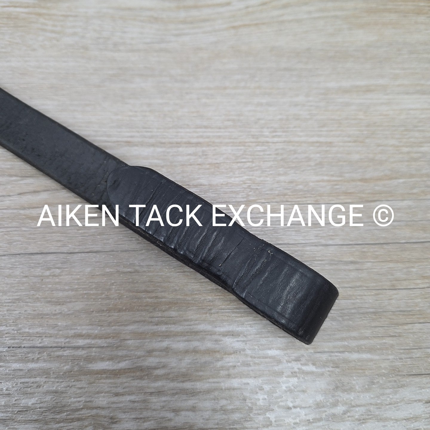 Nunn Finer Newmarket Leather Lead Shank, Black