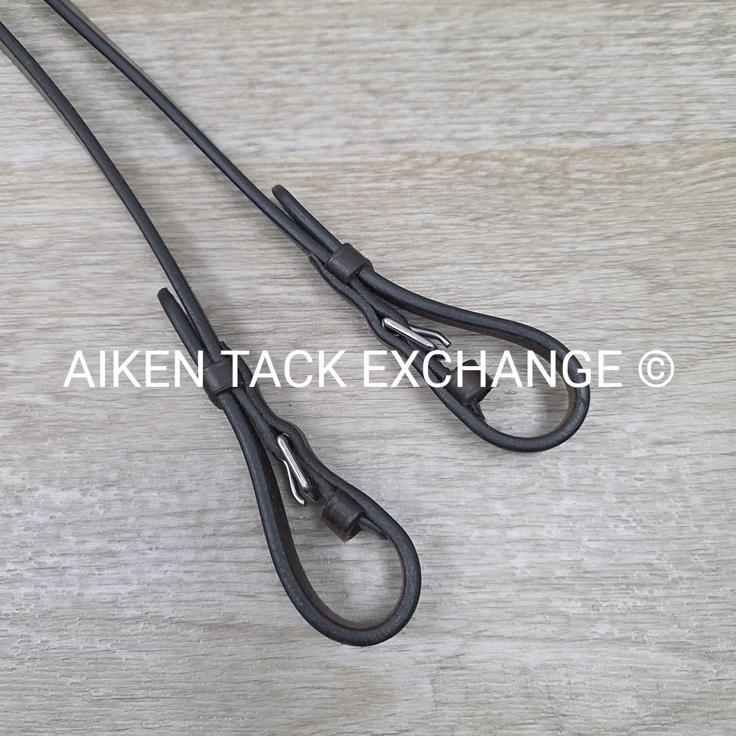 FR Vincitore Equestrian Libre Reins, 50-80 kg Connector Weight, Brown, 53"