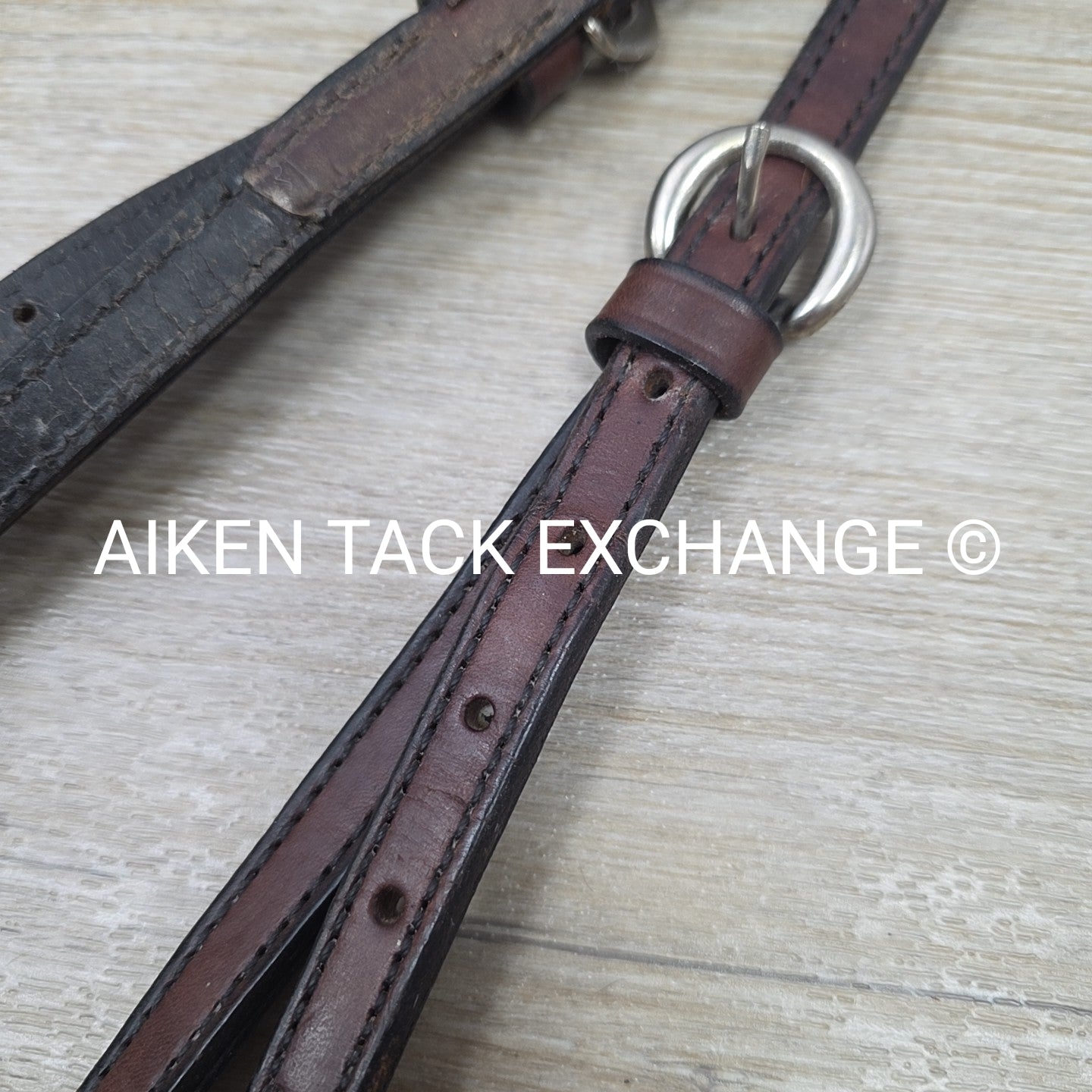Tory Leather One Ear Headstall, No Reins, Brown, Size Full