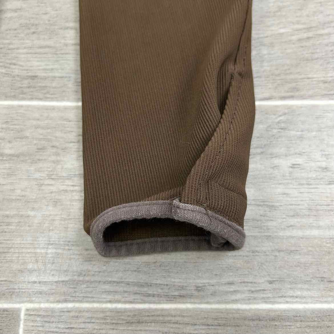 TuffRider Ribbed Knee Patch Breeches, Chocolate, Women's 26 L