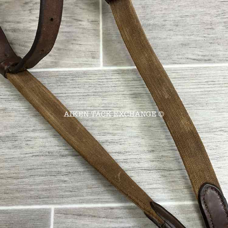 Ovation Elastic Flat Breastplate, Brown, Size Full