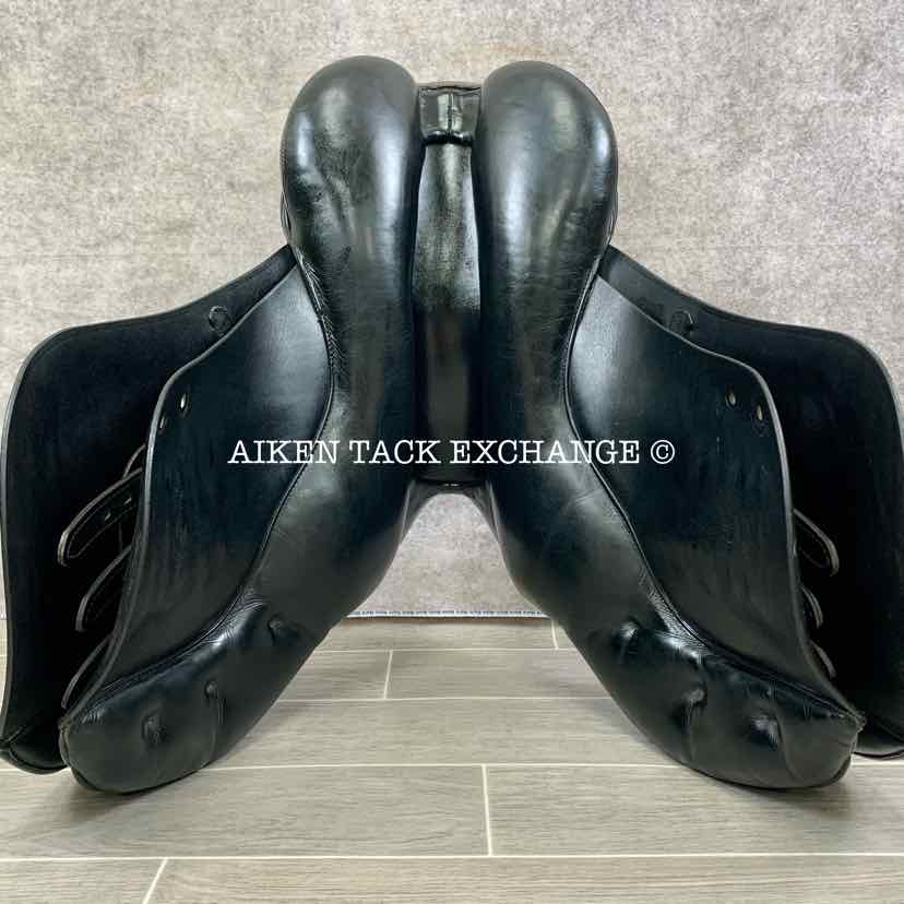 **SOLD** 2003 Kieffer Norbert Koof FL All Purpose Jump Saddle, 17" Seat, Medium Wide Tree, Wool Flocked Panels