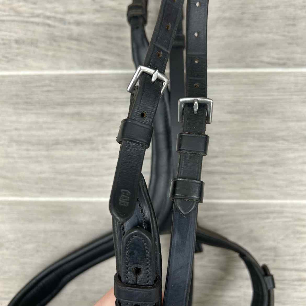 Schockemohle Equitus Delta Anatomic Bridle with Matching Reins, Size Cob