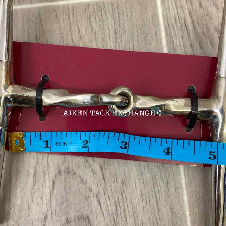 Kangaroo John Dewsbury Single Jointed Slow Twist Full Cheek Bit 4.75"