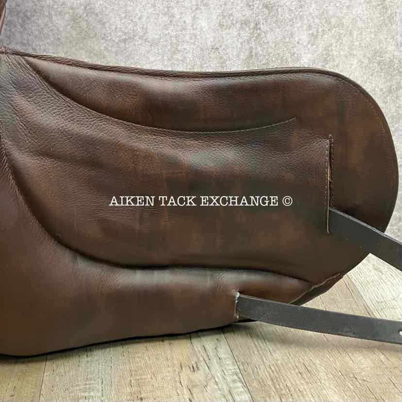 2021 Custom Saddlery Everest Monoflap Dressage Saddle, 18" Seat, Short Flap, Adjustable Tree, Wool Flocked Panels