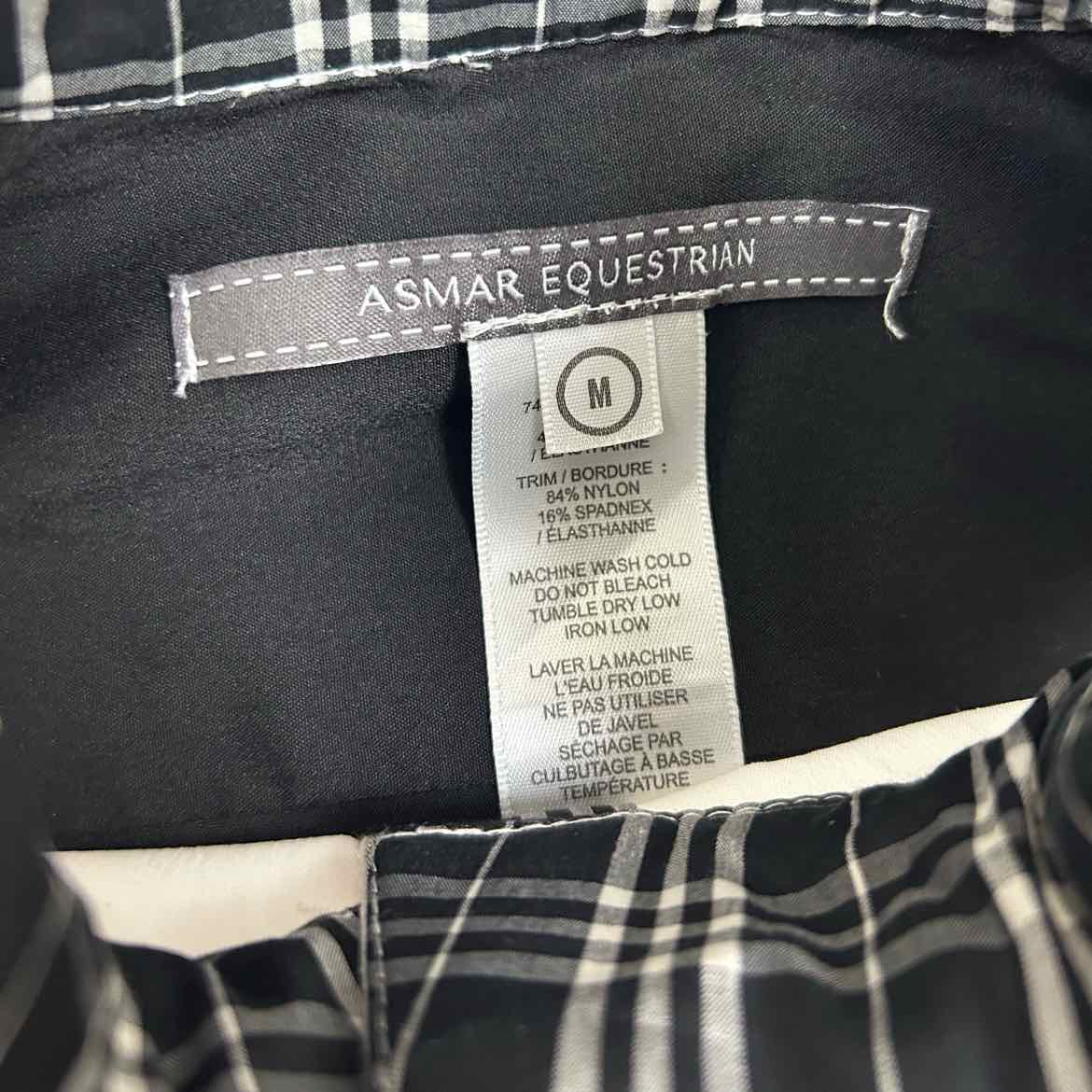 Asmar Equestrian Long Sleeve Show Shirt, Size Medium