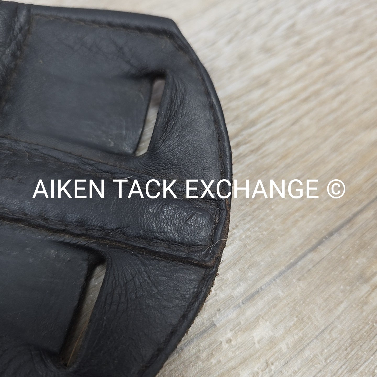 Trilogy Padded Leather Contour Girth, Black, 24"