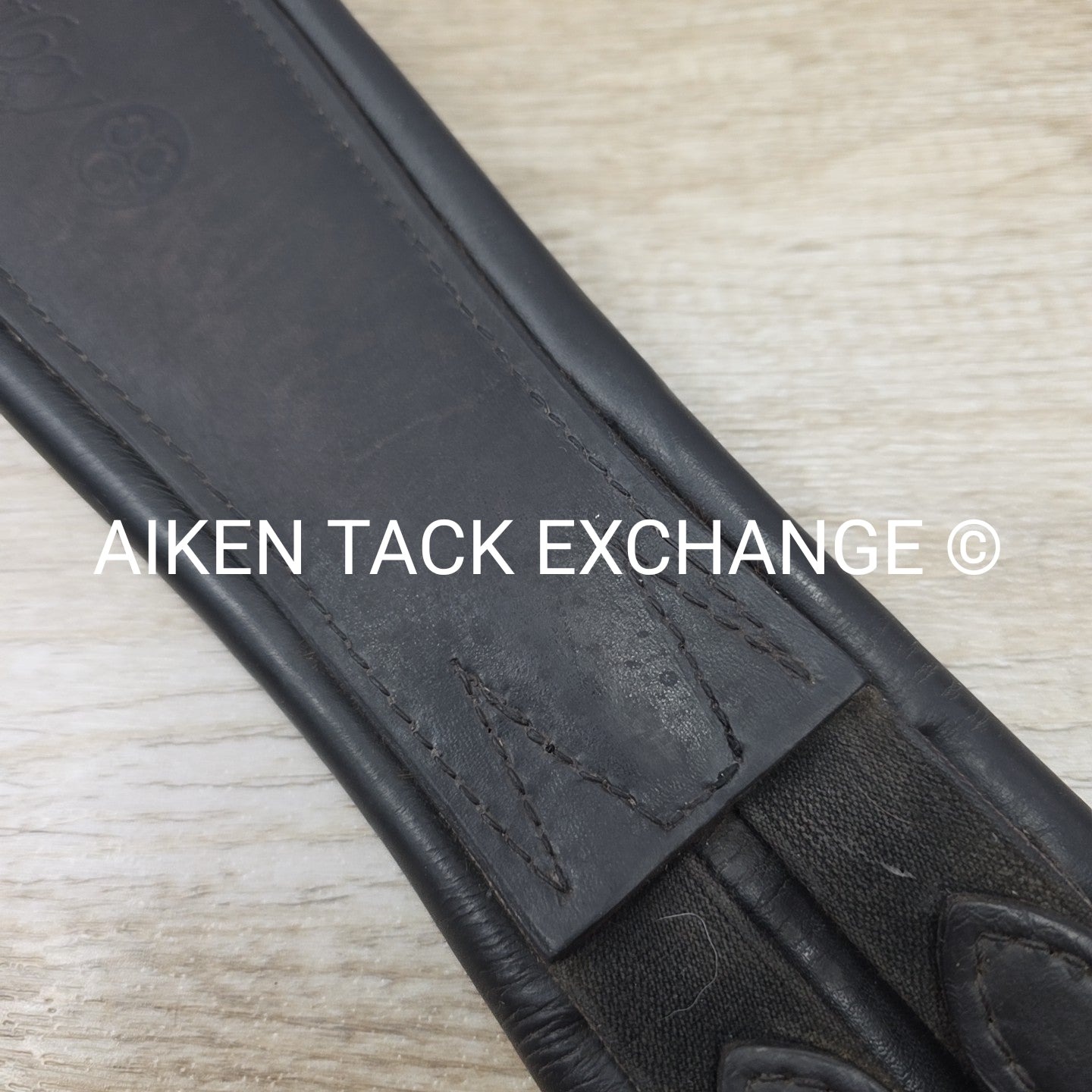 Trilogy Padded Leather Contour Girth, Black, 24"