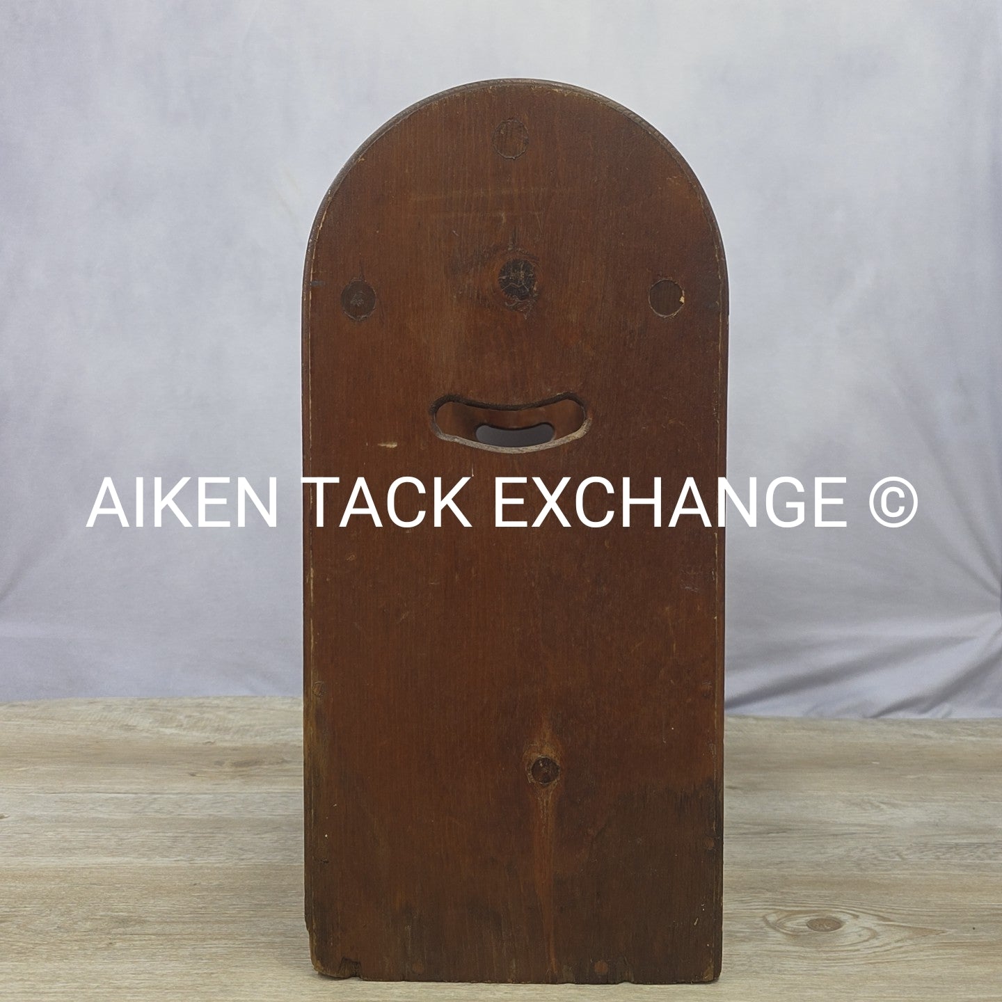 Wood Saddle Stand Tack Box