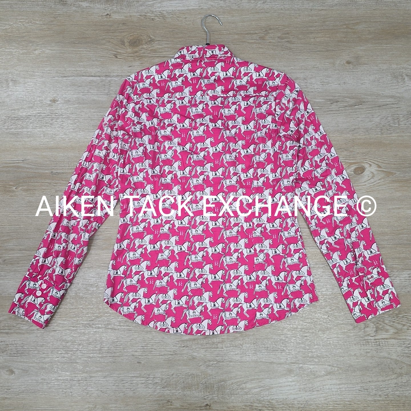 Ronner Horse Print Long Sleeve Top, Size 6