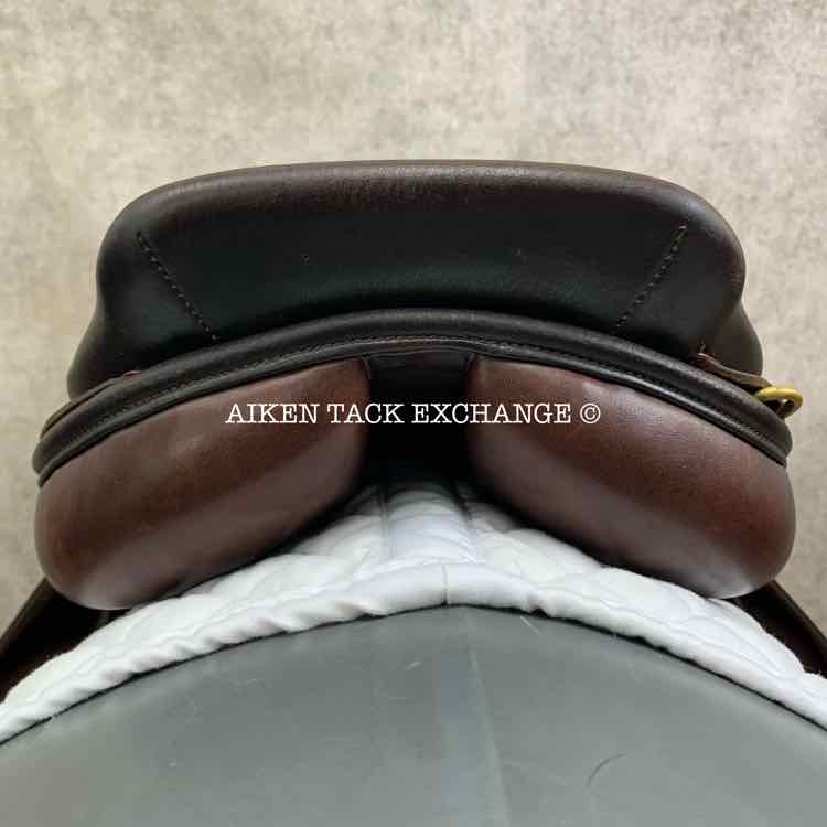 **SOLD** Crosby Miller's EuroPrix Close Contact Jump Saddle, 17.5" Seat, Medium Tree, Foam Panels