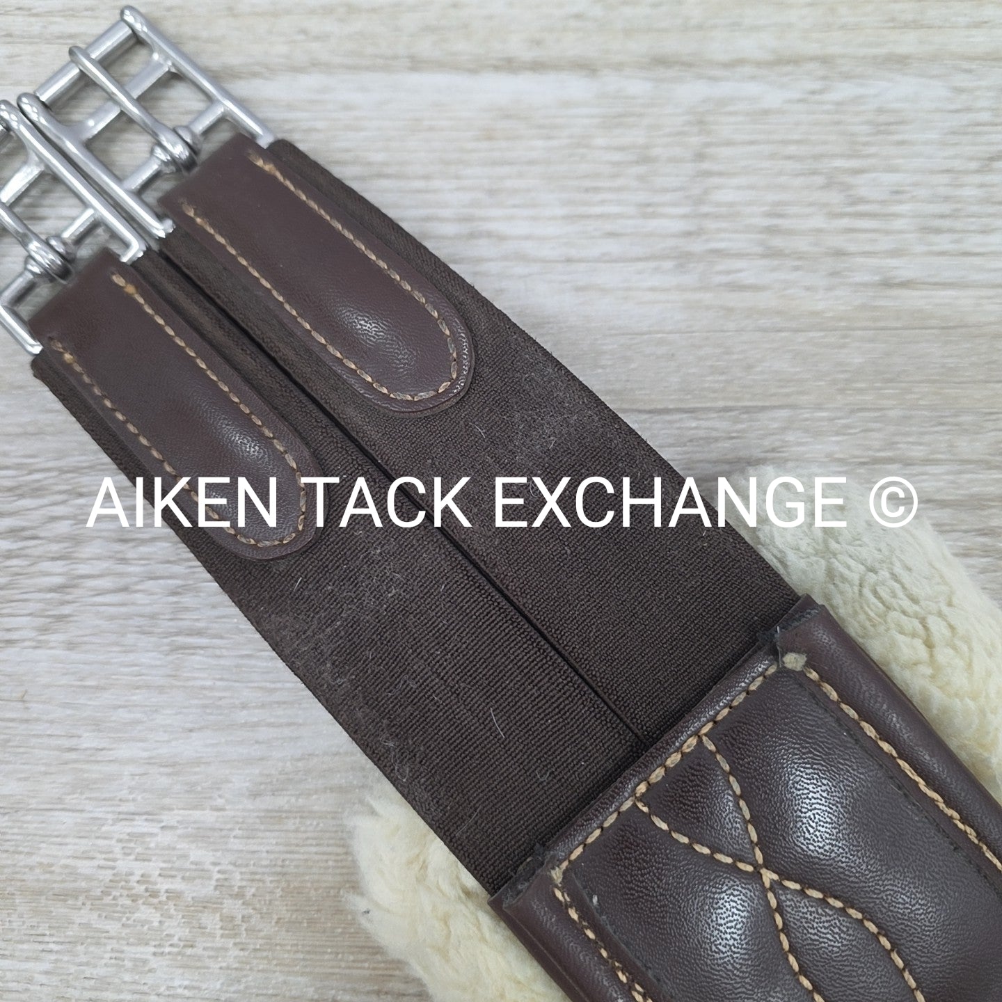 Kentucky Horseware Removable Sheepskin Girth w/ Double End Elastic, 50"