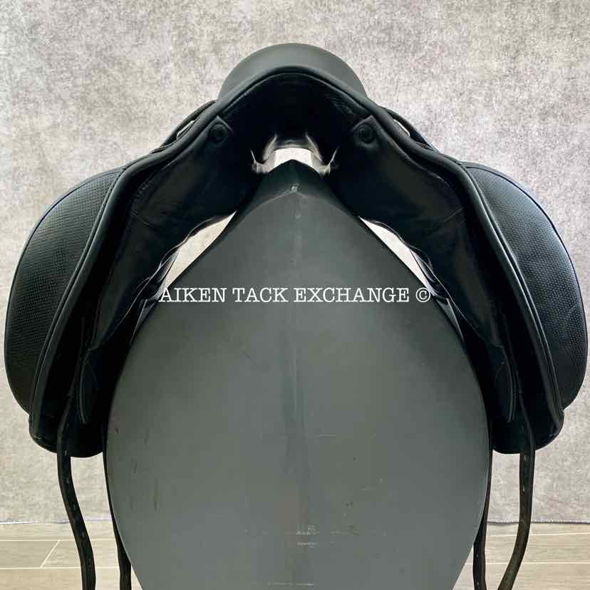 2016 Prestige X-D1D K Zero Monoflap Dressage Saddle, 17" Seat, Wide Tree, Wool Flocked Panels