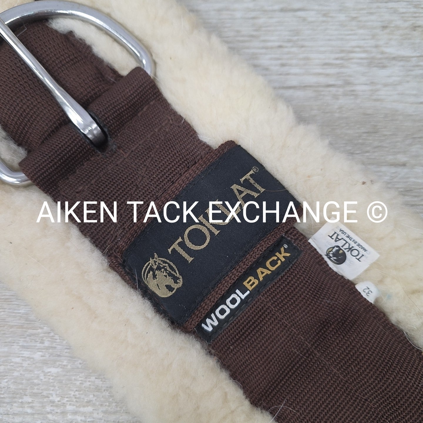 Toklat Woolback Western Cinch, Brown, 32"