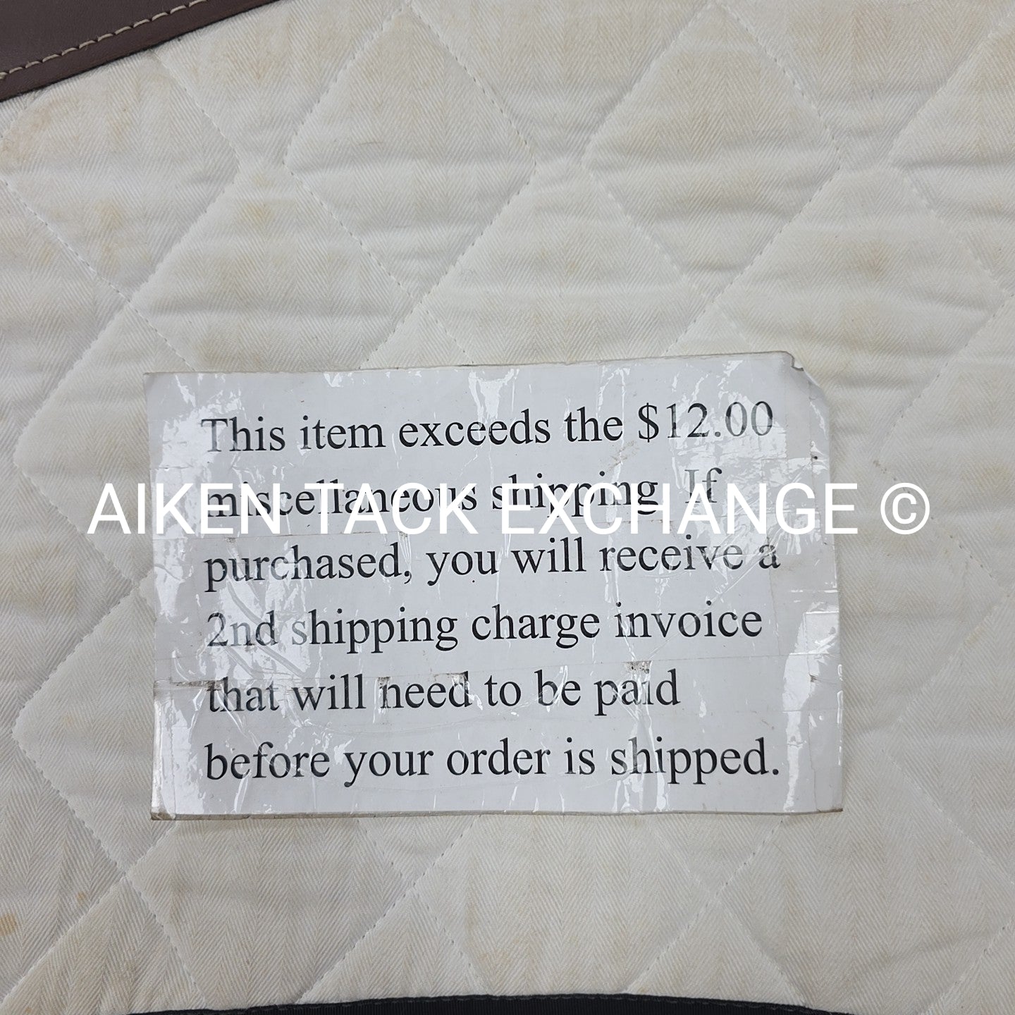 Shimmable Dressage Saddle Pad with Fleece Lining