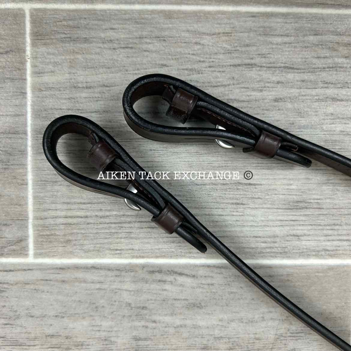 KL Select KL Italia Foxwell Hunt Bridle with Reins, Brown, Size Full