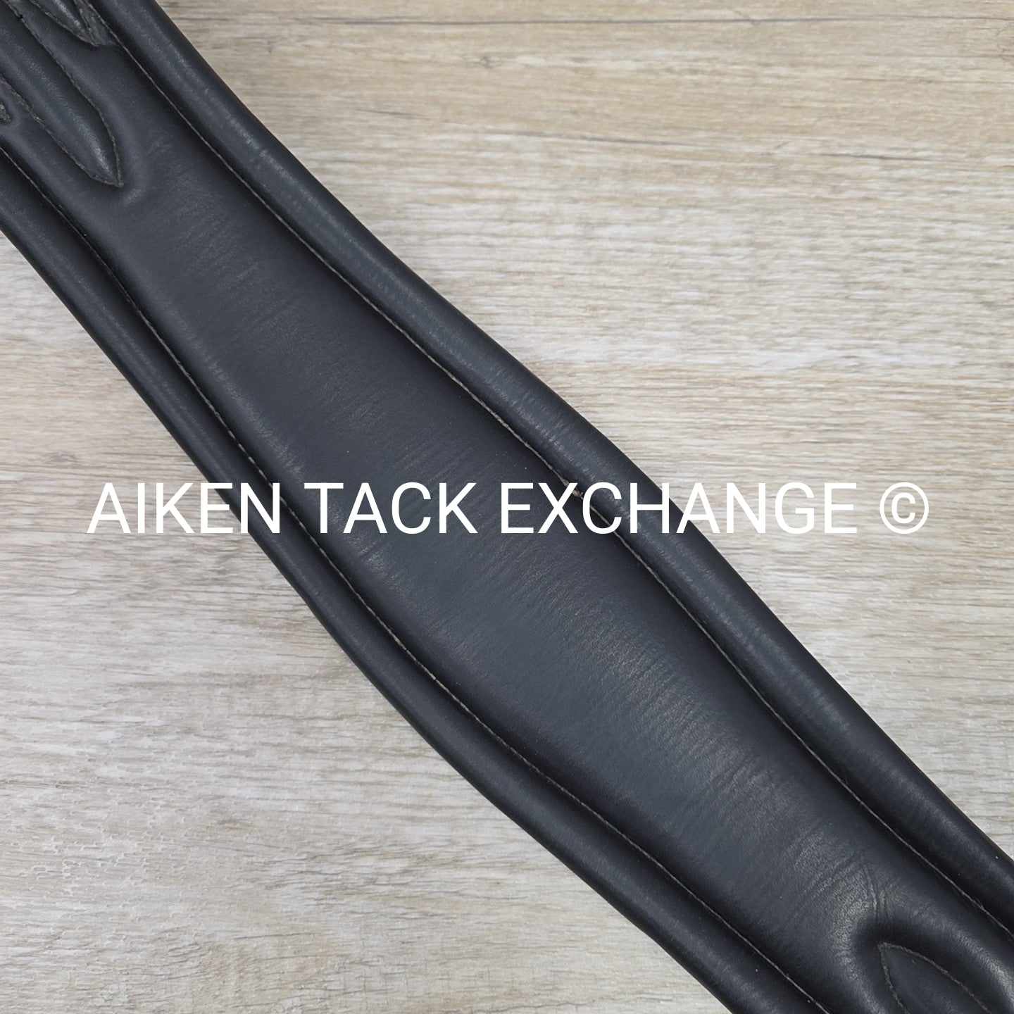 Trilogy Padded Leather Contour Girth, Black, 26"